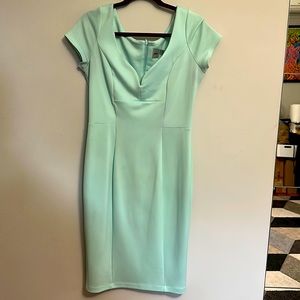 Asos Party dress. Flattering scuba material.